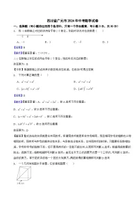 四川省广元市2024年中考数学试卷附真题解析