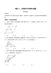 北师大版（2024）八年级下册三角形的中位线练习题
