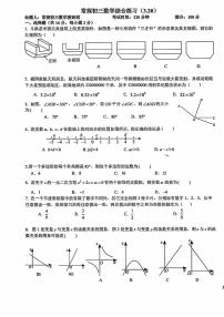 2025北京十一学校初三下3月月考数学（教师版）试卷