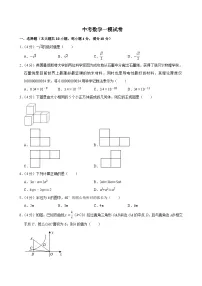2025年安徽省合肥中考数学一模试卷附答案
