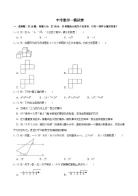 2025年湖北省中考数学一模试卷附答案