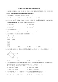 2024年江苏省南通市中考数学试卷【含解析】