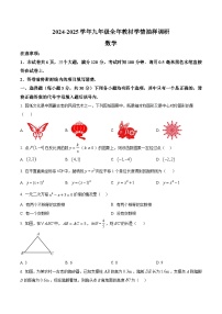 2025年河南省安阳市安阳县九年级中考一模数学试题（原卷版+解析版）