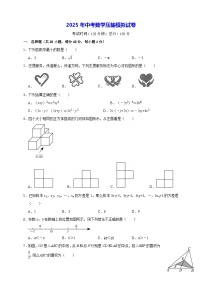 2025年中考数学压轴模拟试卷（含答案解析）