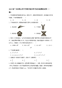 2025届广东省佛山市中考数学适应性考试仿真模拟试卷合集2套（含解析）