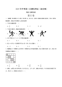 2025年中考第一次模拟考试卷：数学（湖北卷）（原卷版）
