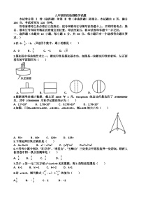 2025年济南长清区九年级中考数学一模考试试题（含答案）