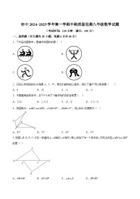 福建省龙岩市上杭县城区三校2024-2025学年八年级上学期期中考试数学试卷(含解析)