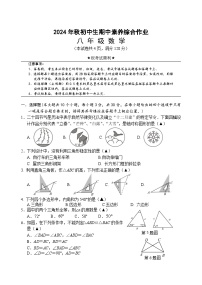 湖北省襄阳市老河口市2024-2025学年八年级上学期期中考试数学试卷(含答案)