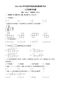 江苏省盐城市东台市第五教育联盟2024-2025学年九年级下学期3月月考数学试题（原卷版+解析版）