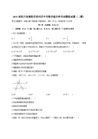 2025届四川省绵阳市安州区中考数学适应性考试模拟试题（二模）附答案