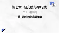 初中数学人教版（2024）七年级下册（2024）两条直线相交课堂教学课件ppt