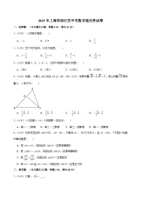 2025年上海市闵行区中考数学适应性试卷 （含解析）