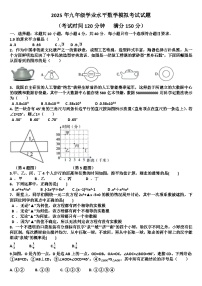2025年九年级下学期数学模拟考试试题以及答案(适用北师大版)