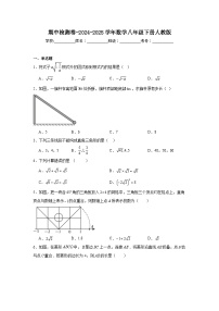 期中检测卷-2024-2025学年数学八年级下册人教版