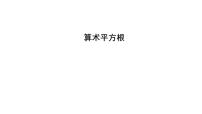 人教版（2024）七年级下册（2024）平方根课文配套课件ppt