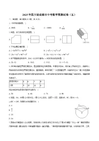 2025年四川省成都市中考数学预测试卷（五）（含答案）