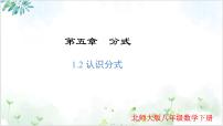 北师大版（2024）八年级下册认识分式课文课件ppt