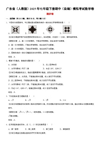 广东省（人教版）2025年七年级下册期中（自编）模拟考试数学卷 考试卷+解析卷