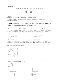 2025年中考数学一模猜题卷（河南省专用）—2025年全国各地市最新中考数学模拟考试（含答案）