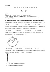 2025年中考数学一模押题卷（河南省专用）—2025年全国各地市最新中考数学模拟考试（含答案+解析）