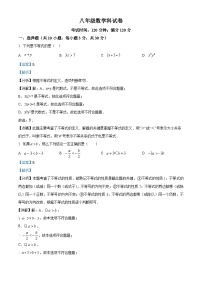 广东省佛山市南海区瀚文外国语学校2024-2025学年八年级下学期3月月考 数学试题（含解析）