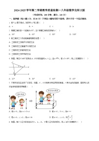 河南省郑州市新郑市2024-2025学年八年级下学期3月月考 数学试题（含解析）