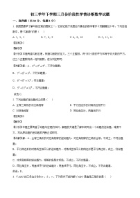 黑龙江省哈尔滨市第四十七中学校2024-2025学年八年级下学期3月考试 数学试题（五四制）（含解析）