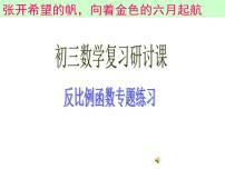 2025中考数学二轮复习-反比例函数专题练习【课件】