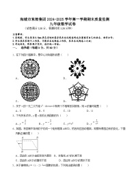 辽宁省鞍山市海城市东部集团2025届九年级上学期1月期末考试数学试卷(含答案)