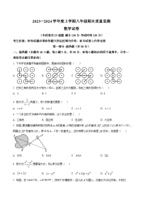 辽宁省营口市2023-2024学年八年级上学期期末考试数学试卷(含答案)