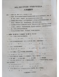 广东省揭阳市惠来县2024-2025学年八年级上学期11月期中数学试题