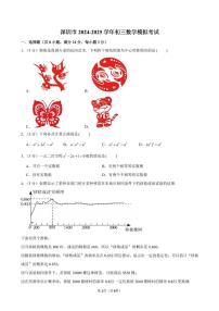 广东省深圳市罗湖中学2024-2025学年九年级数学中考模拟试题（含答案）