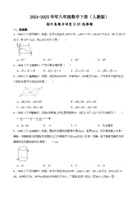 【25数学】八下 期中专项复习01选择题 训练卷（含解析）