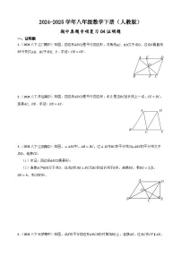 【25数学】八下 期中专项复习04证明题 训练卷（含解析）