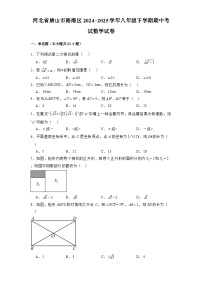 河北省唐山市路南区2024-2025学年八年级下学期期中考试 数学试卷（含解析）