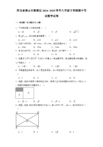 河北省唐山市路南区2024-2025学年八年级下学期期中考试 数学试卷（含解析）