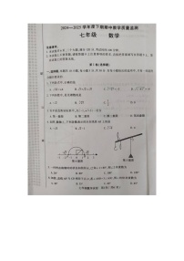 河南省信阳市2024-2025学年七年级下学期期中 数学试卷（图片版+解析）