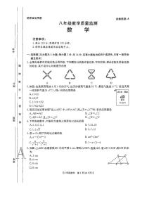 陕西省西安市浐灞二中2024-2025学年八年级下数学期中试卷