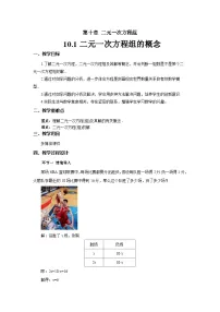 人教版（2024）七年级下册（2024）二元一次方程组的概念教案设计