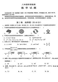 山东省济南市长清区2024-2025学年八年级下数学期中试卷