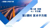人教版（2024）七年级下册（2024）平方根教课内容课件ppt