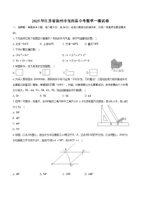 2025年江苏省扬州市宝应县中考数学一模试卷（含答案）
