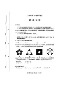 2025年山东泰安中考一模数学试题