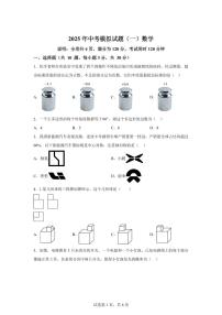 2024-2025学年 广东省湛江市中考一模数学试题（含答案）