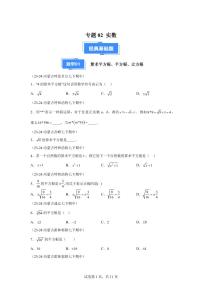 2024-2025学年 实数期中复习（4大题型）七年级数学下册期中真题检测试题