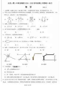 2025北京一零一中初一（下）期中真题数学（教师版）试卷