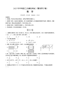 2025年中考第二次模拟考试卷:数学(青海卷)(考试版)