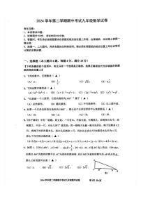 2025届上海市宝山区中考二模数学试卷（含答案与解析）