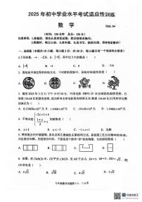 2025年山东省临沂市罗庄区中考一模数学试题+答案